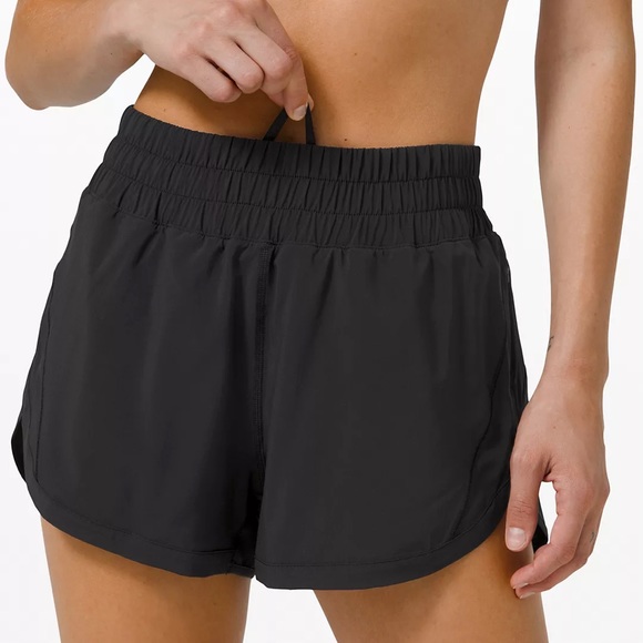 Lululemon Track That High Rise Lined Shorts 3” - Picture 2 of 8